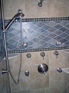 Custom shower remodel