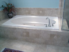 Spa with custom tile work