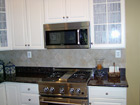 Kitchen remodel with tile and granite