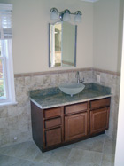 Custom bathroom remodel
